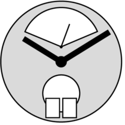 Ronda 7004.N quartz watch movement part for precise timing in watch repairs.