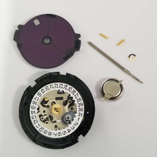 Epson VS22 solar quartz watch movement repair part for accurate timekeeping.