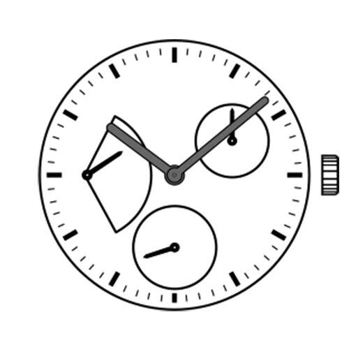 SII VD87 quartz watch movement part for precise and reliable timekeeping in watch repair.