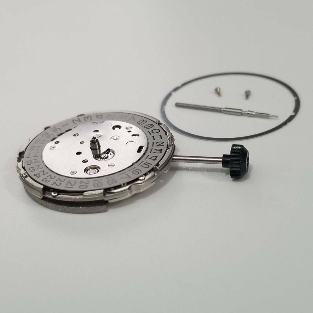 Miyota 9015 automatic watch movement for precise mechanical watch repairs and upgrades.