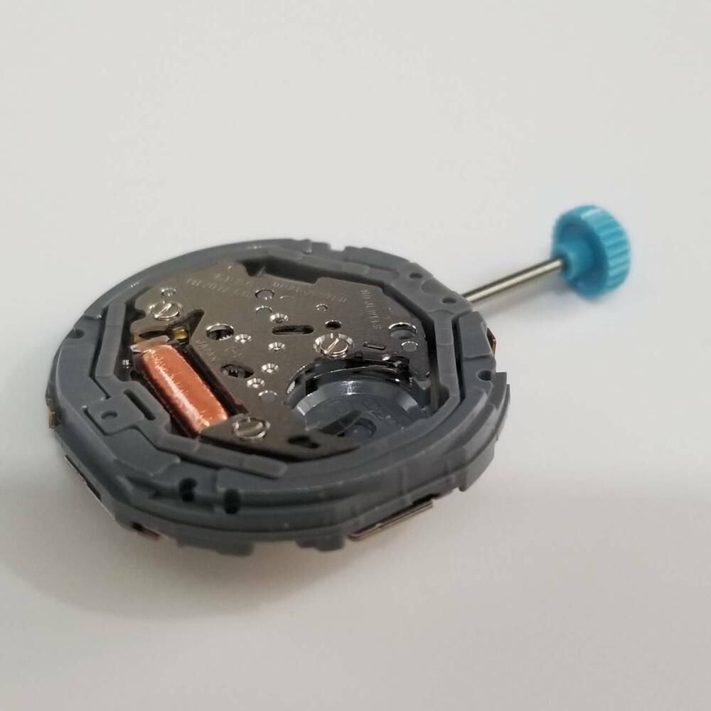 Miyota 6P26 quartz watch movement displaying precise timekeeping for watch repair and replacement.