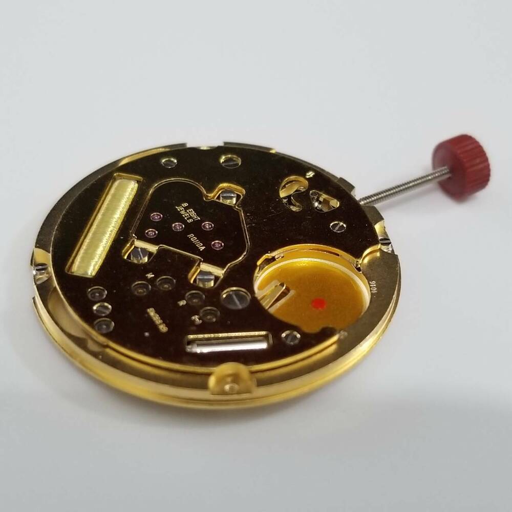Ronda 1016 quartz watch movement replacement part for precise and durable timekeeping.