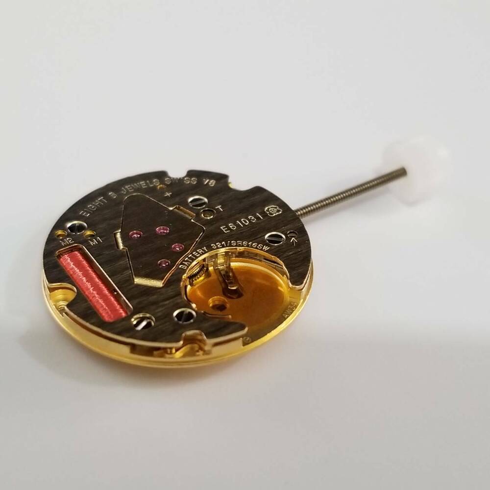 ETA E61.031 quartz watch movement replacement part, precise repair component compatible with model 256.031.