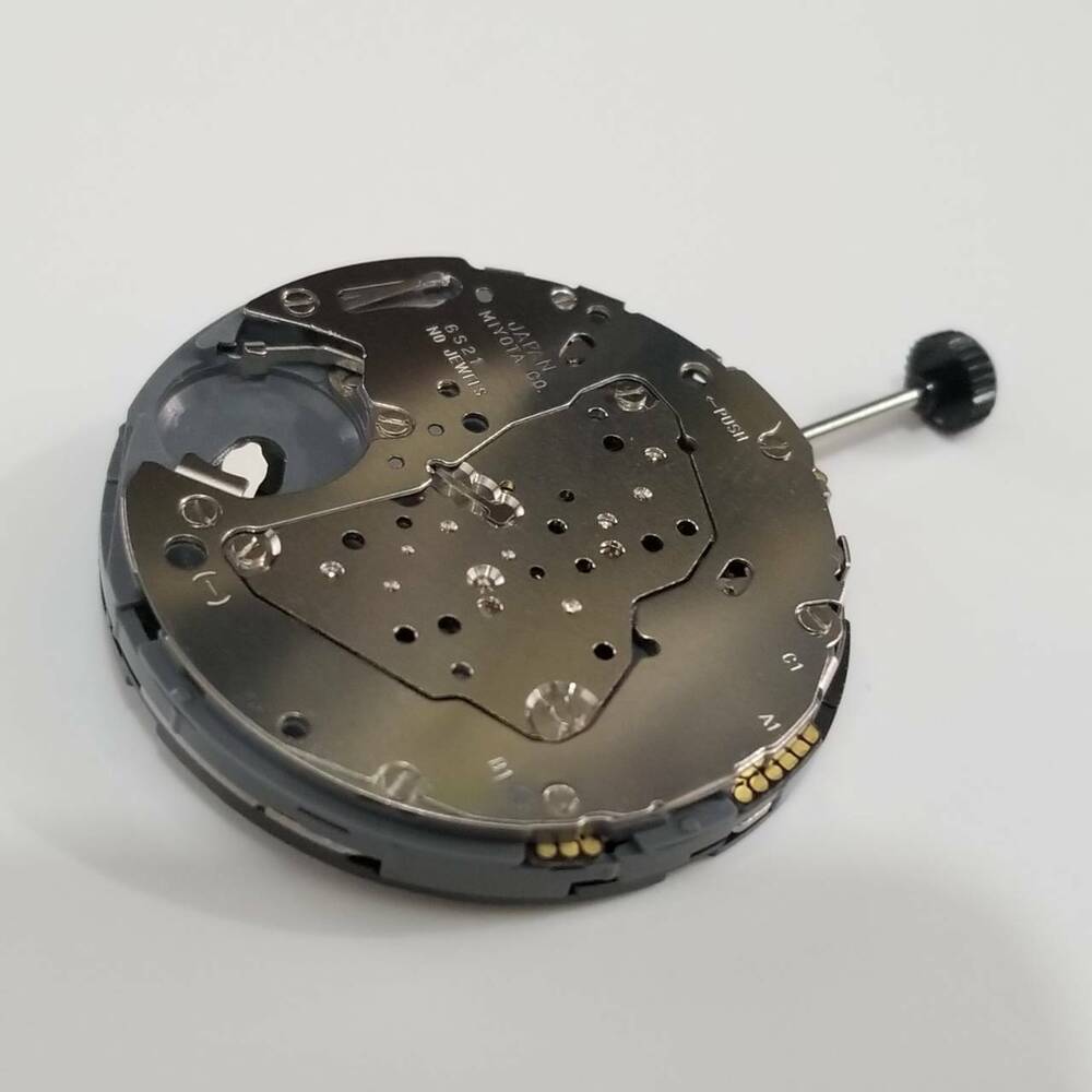 Miyota 6S21 quartz movement replacement part for precise watch accessory repair.