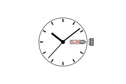 S. Epson VS43 solar quartz watch movement, reliable replacement for V158, ensures precise timekeeping.