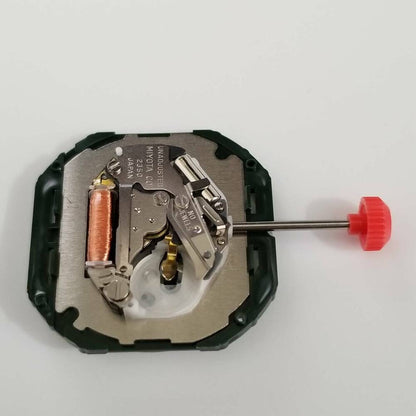 Miyota 2350 quartz watch movement by Citizen, ideal for precise repairs and replacements in wristwatches.