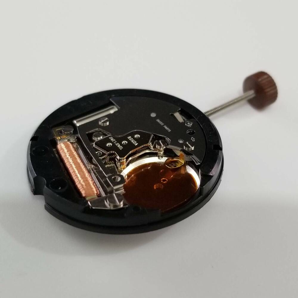 Ronda 505.24D GMT quartz movement watch repair part for accurate timekeeping by Ronda.