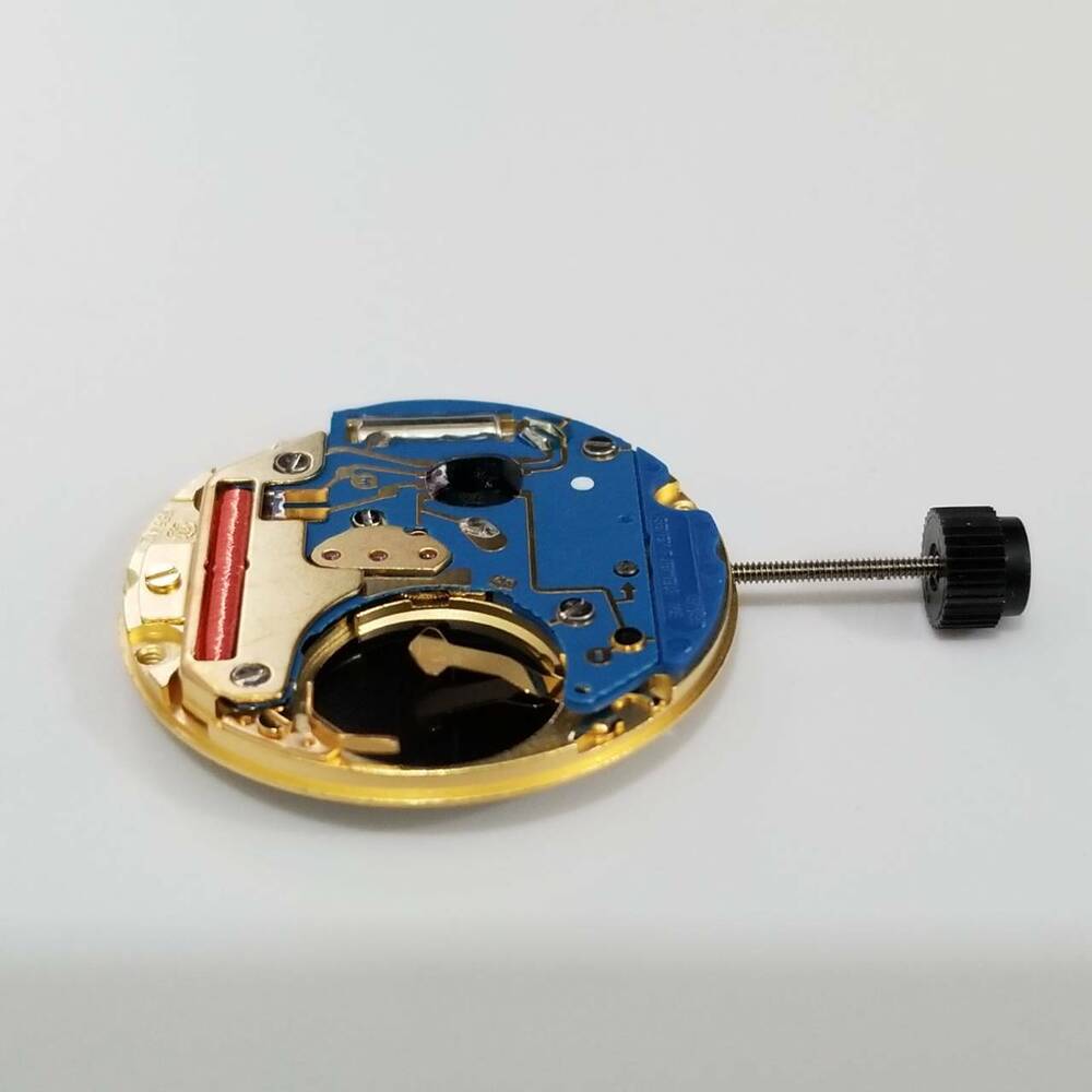 ETA 955.412 quartz watch movement with 3 hands, compatible replacement for multiple models, precise timekeeping by ETA.