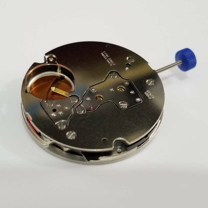 Ronda 5021.D quartz watch movement by Ronda for precise timekeeping in watch repair.