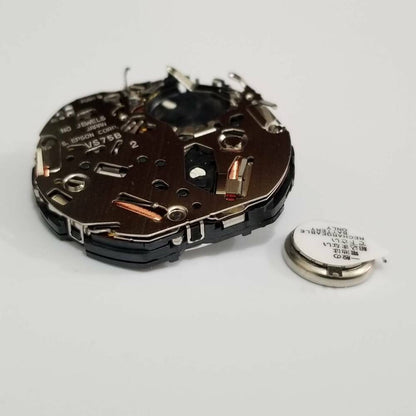 S. Epson VS75 solar quartz movement part for V175 model watch repair accessories