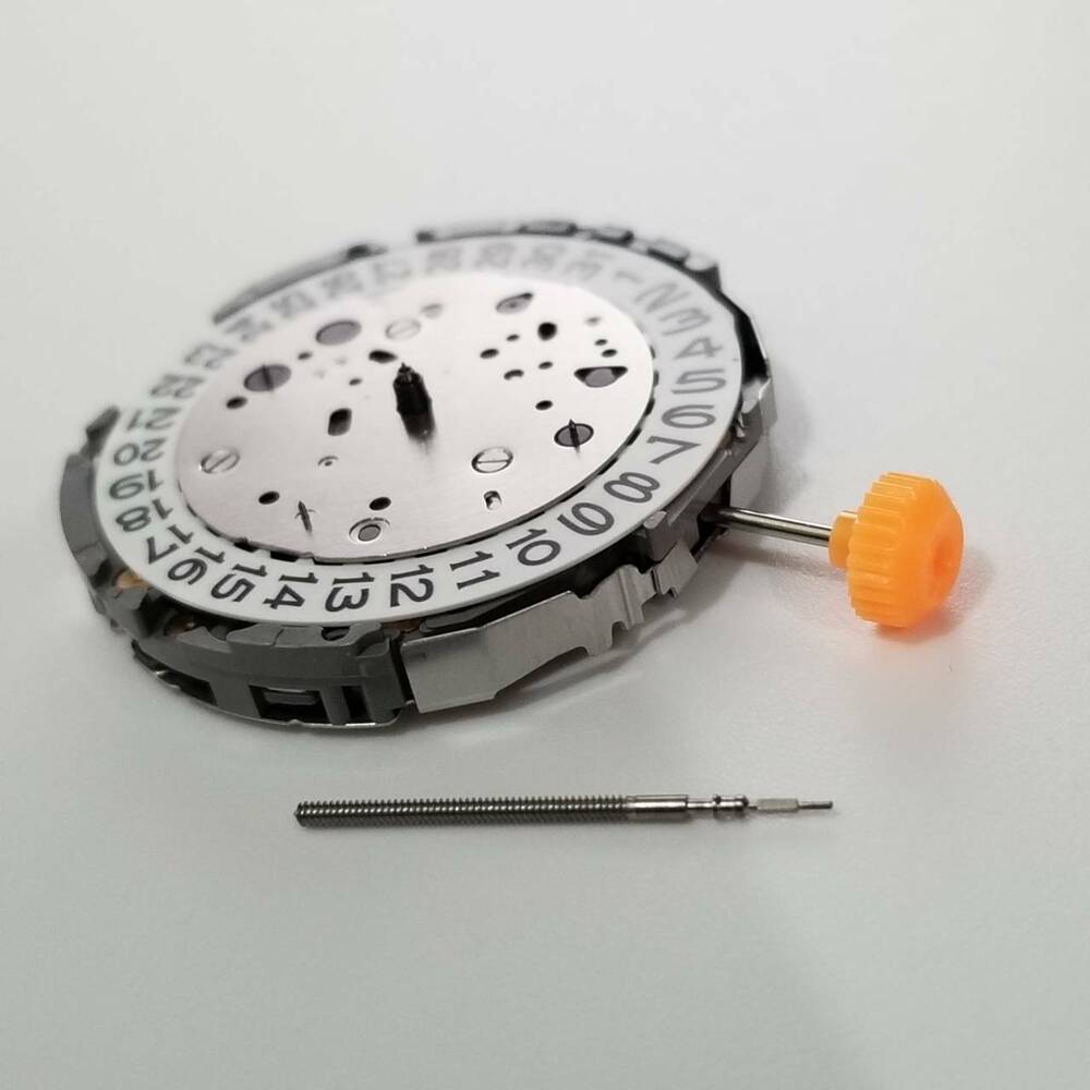 Miyota JP25 quartz watch movement for accurate repairs and replacements. Compatible with multiple watch brands.