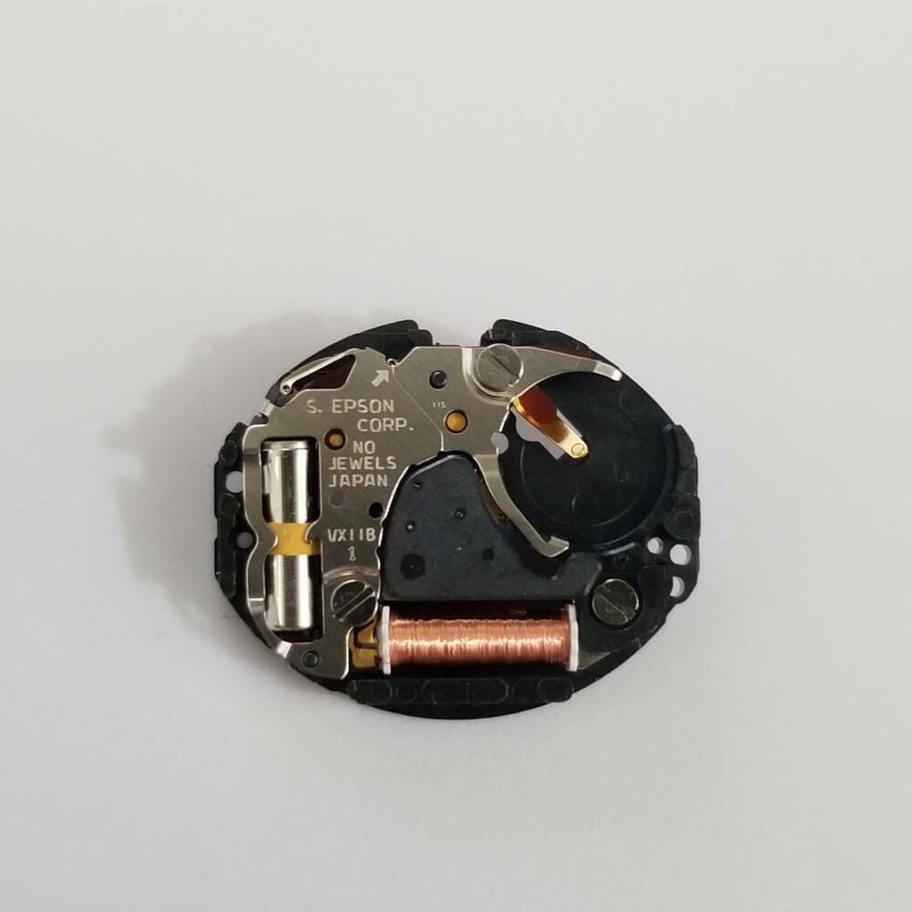 S. Epson VX11 quartz watch movement repair parts ensuring precise timekeeping and long-lasting durability.