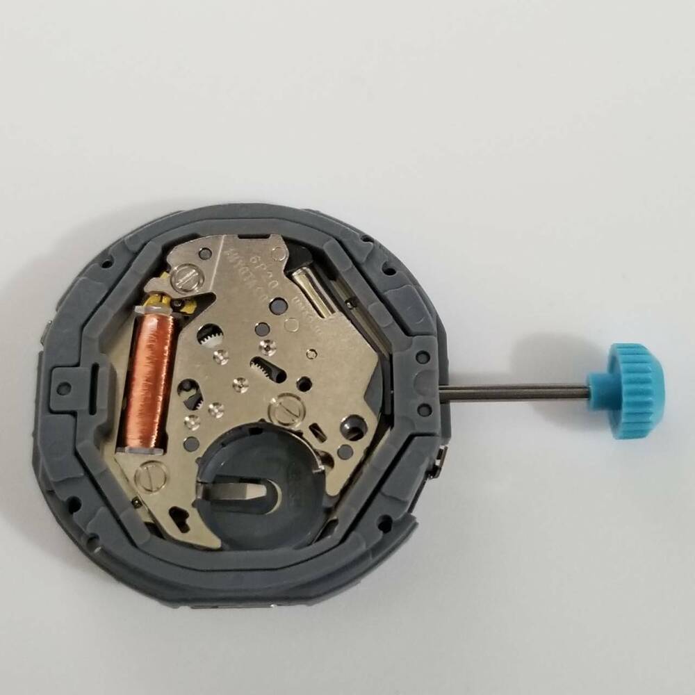 Miyota 6P20 quartz movement, precise watch repair part for accurate timekeeping.