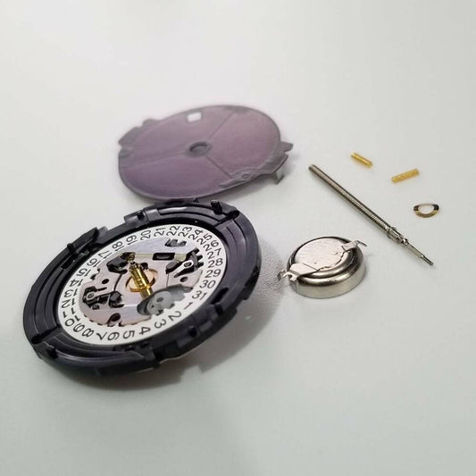 Epson VS22 solar quartz watch movement repair part for accurate timekeeping.