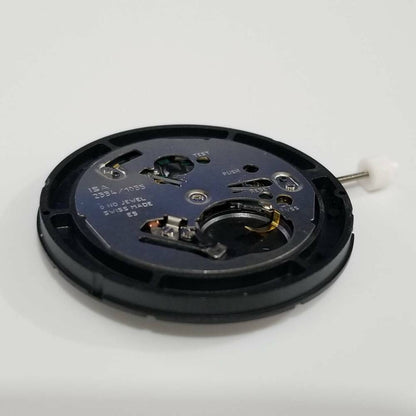 ISA 2334 quartz watch repair part showing date display at 3 o'clock for accurate timekeeping by ISA.