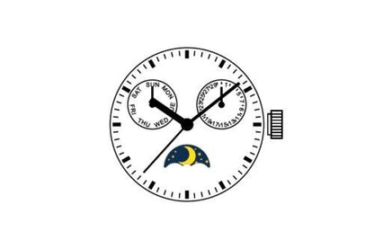 S. Epson VX3M quartz movement repair part for precise watch accessory maintenance, ensuring reliable timekeeping.
