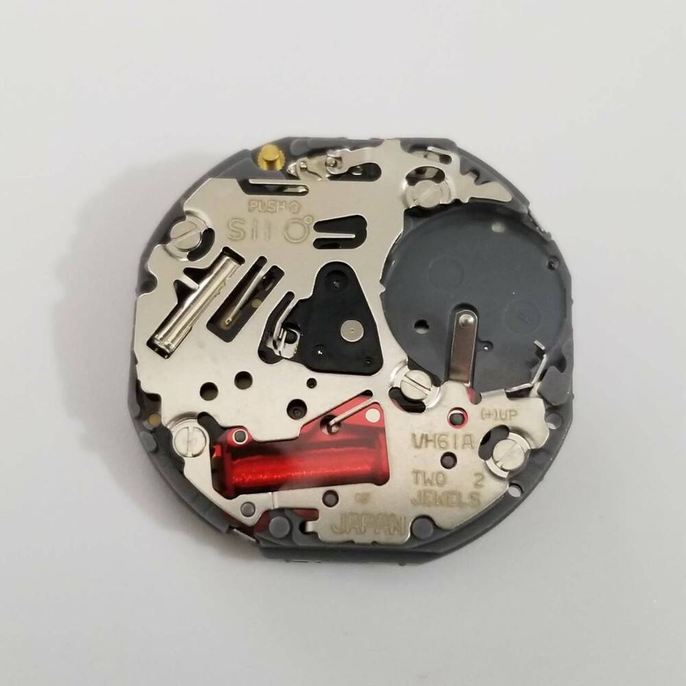 SII VH61 quartz movement watch repair part, precise timing component for watch accessory maintenance.