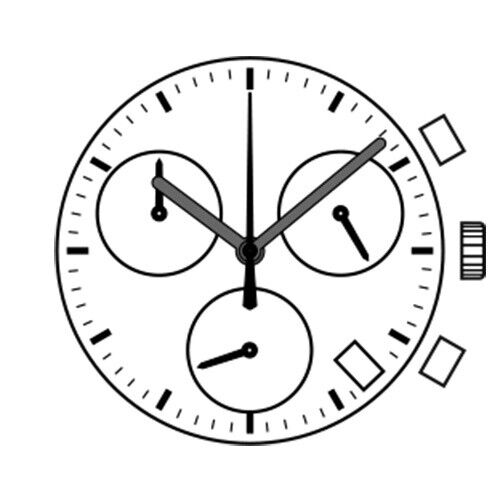 SII VK68 quartz watch repair parts for accurate movement servicing and reliable timekeeping.