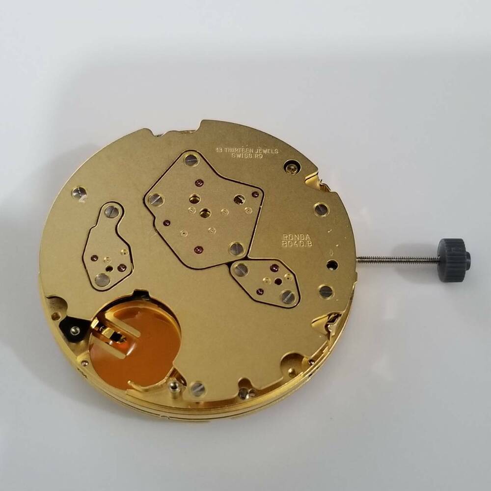 Ronda 8040.B quartz watch movement for accurate timekeeping and watch repair.
