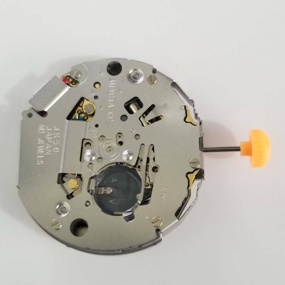 Miyota JS50 quartz watch movement repair part for accurate timekeeping and long-lasting durability.