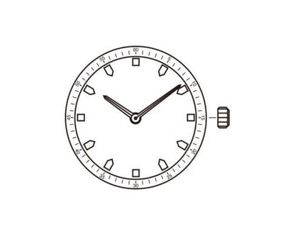 Miyota 5Y20 quartz watch movement replacement for accurate timekeeping in watch repairs.