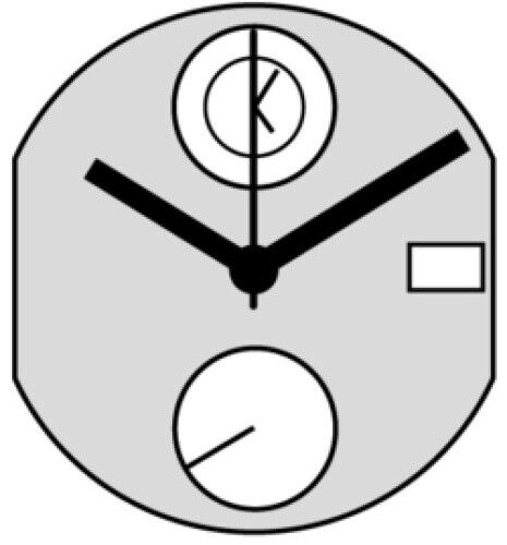 Ronda 3520.D quartz watch movement part for precise timekeeping and long-lasting durability.