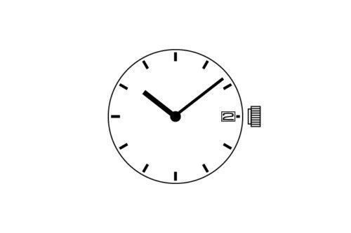 S. Epson VX19 quartz watch movement, precise repair part for accurate timekeeping in watch accessories.