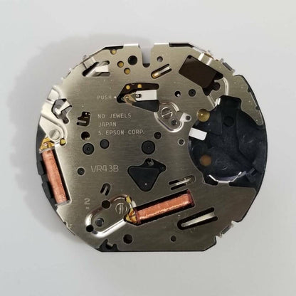 S. Epson VR43 solar quartz watch repair part with durable movement for accurate timekeeping precision