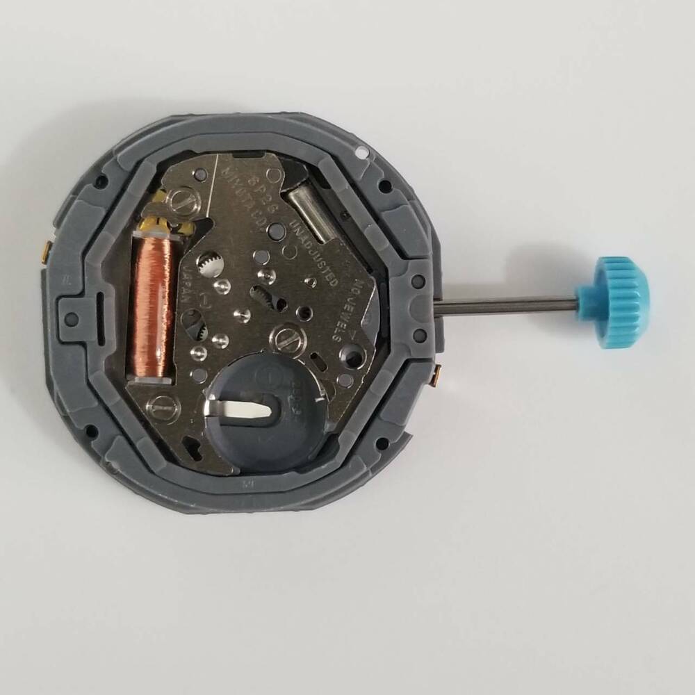 Miyota 6P26 quartz watch movement showcasing precise timekeeping for efficient repair and replacement.