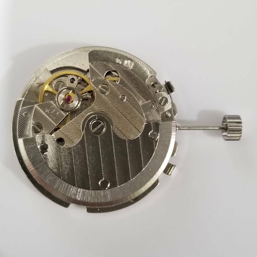 Seagull ST1653 automatic watch movement displaying intricate mechanical ST16 repair components.