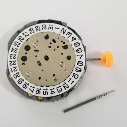 Miyota JP25 quartz watch movement for accurate repairs and replacements. Compatible with multiple watch brands.
