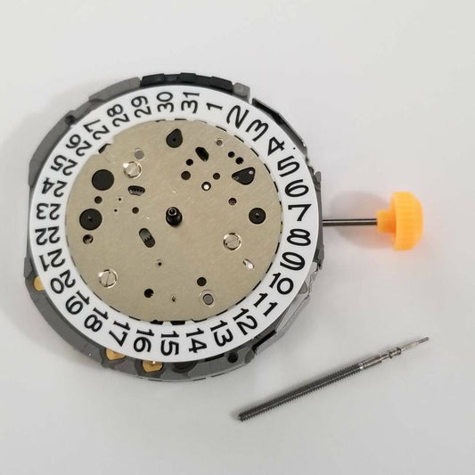 Miyota JP25 quartz watch movement for accurate repairs and replacements. Compatible with multiple watch brands.