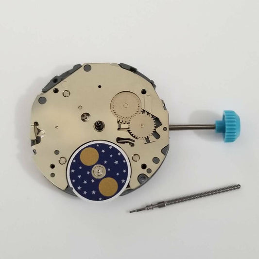 Miyota 6P20 quartz watch movement replacement part, precise timekeeping for repairs