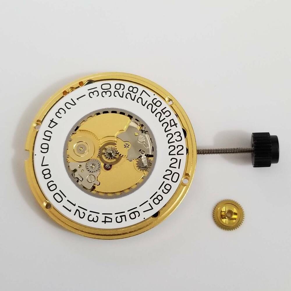 ETA 955.412 quartz watch movement with 2 hands, compatible replacement for 955.411 and F05 series.