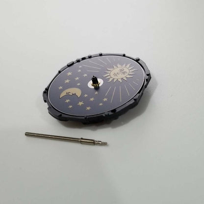 PC39 quartz watch movement repair part, compatible replacement for V535, precise timekeeping.