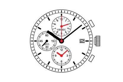 Epson YM92 quartz watch movement repair part, compatible with 7T92 models, precise replacement component.