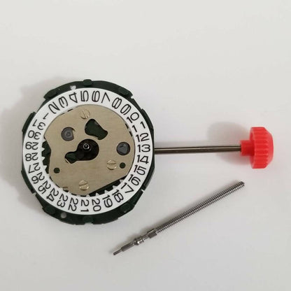 Miyota 2015 quartz watch movement for repairs, replacing 2010 model, precision timekeeping parts.