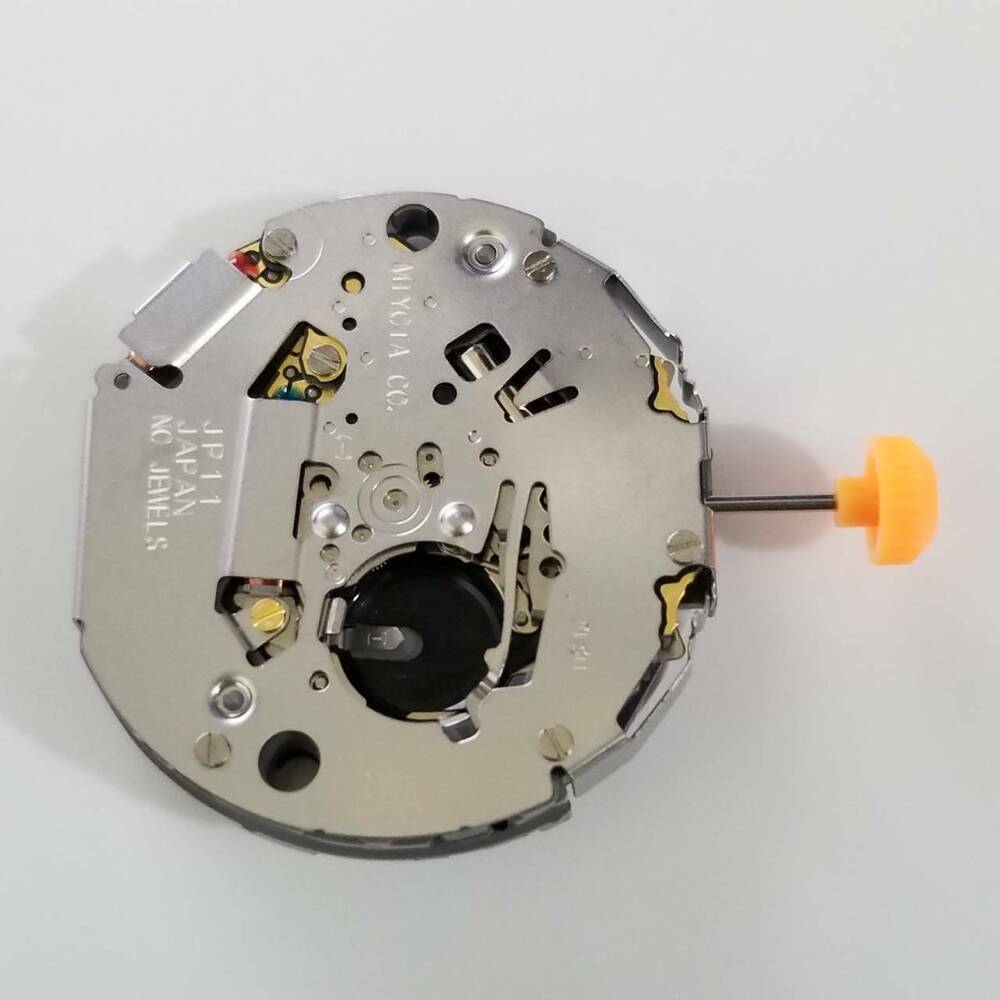 Miyota JP11 quartz watch movement repair part, ensuring precise timekeeping for watch accessories.