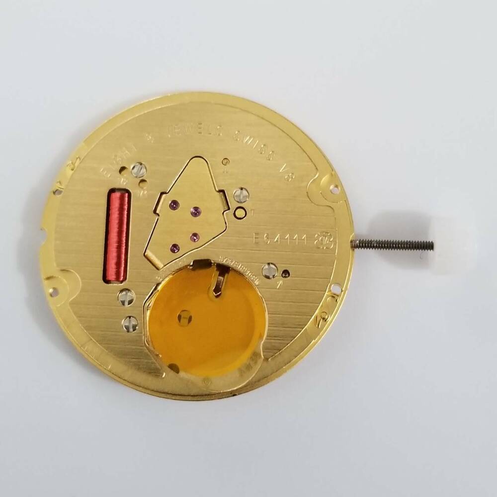 ETA E64.111 quartz watch movement repair part, compatible with 255.111 models, precise timekeeping solution.