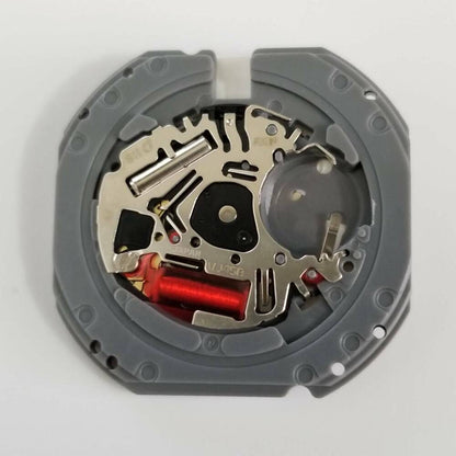 SII VJ45 quartz watch movement, precision repair part for accurate timekeeping maintenance.