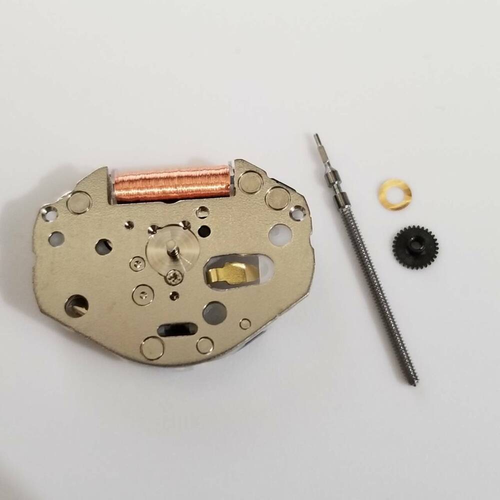 Miyota 2025 quartz watch movement, precise repair part replacing Adec 2028, reliable timekeeping accessory