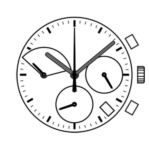 SII VK83 quartz movement repair parts for accurate watch timekeeping and maintenance.