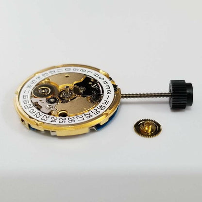 ETA 956.112 quartz watch movement with 2 hands, compatible replacement for 956.111, 956.114, F03.11A, F03.111