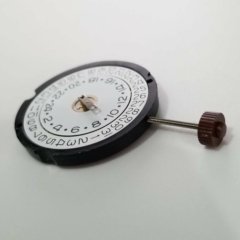 Ronda 505.24D GMT quartz movement watch repair part for precise timekeeping.