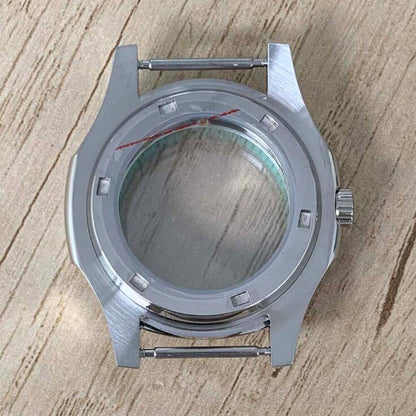 Boîtier de montre 40 mm avec verre saphir pour mouvement automatique NH35/36/4R/7S 