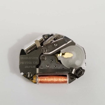 Miyota 2035 quartz watch movement for repair, compatible with 2030, PC21, and Adec 2038 models.
