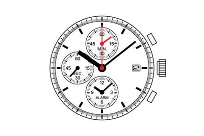 S. Epson YM62 quartz watch movement replacement part, compatible with 7T62 models for precise repairs.