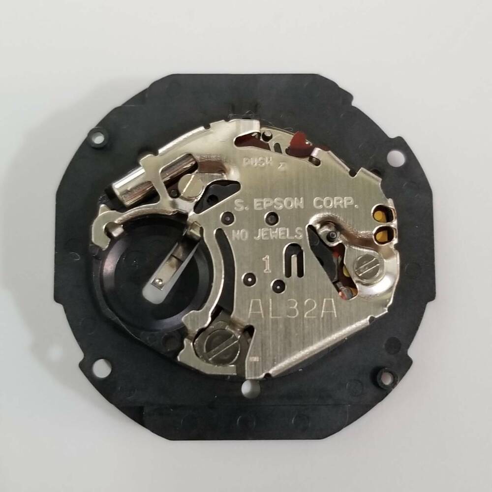 S. Epson AL32 quartz movement part for accurate watch repair and replacement components.