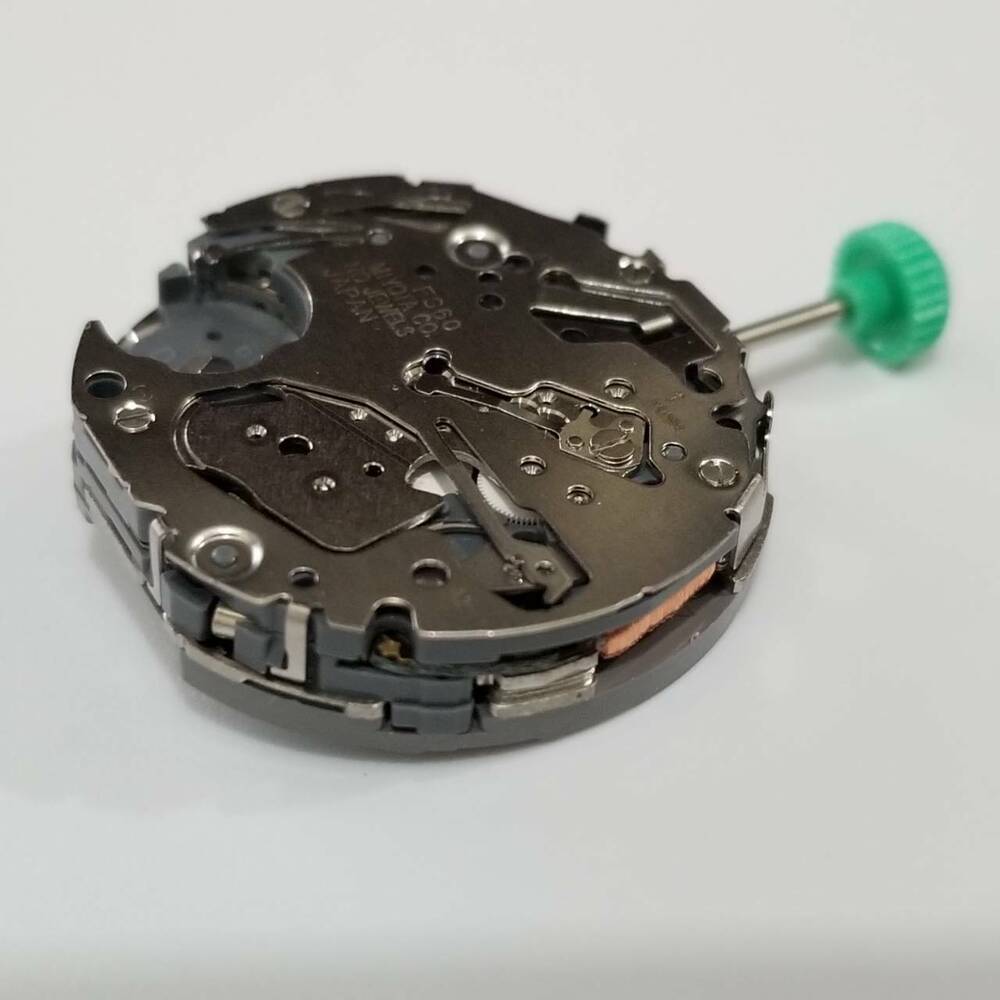 Miyota FS60 quartz movement repair parts with precision gears for reliable watch accuracy.