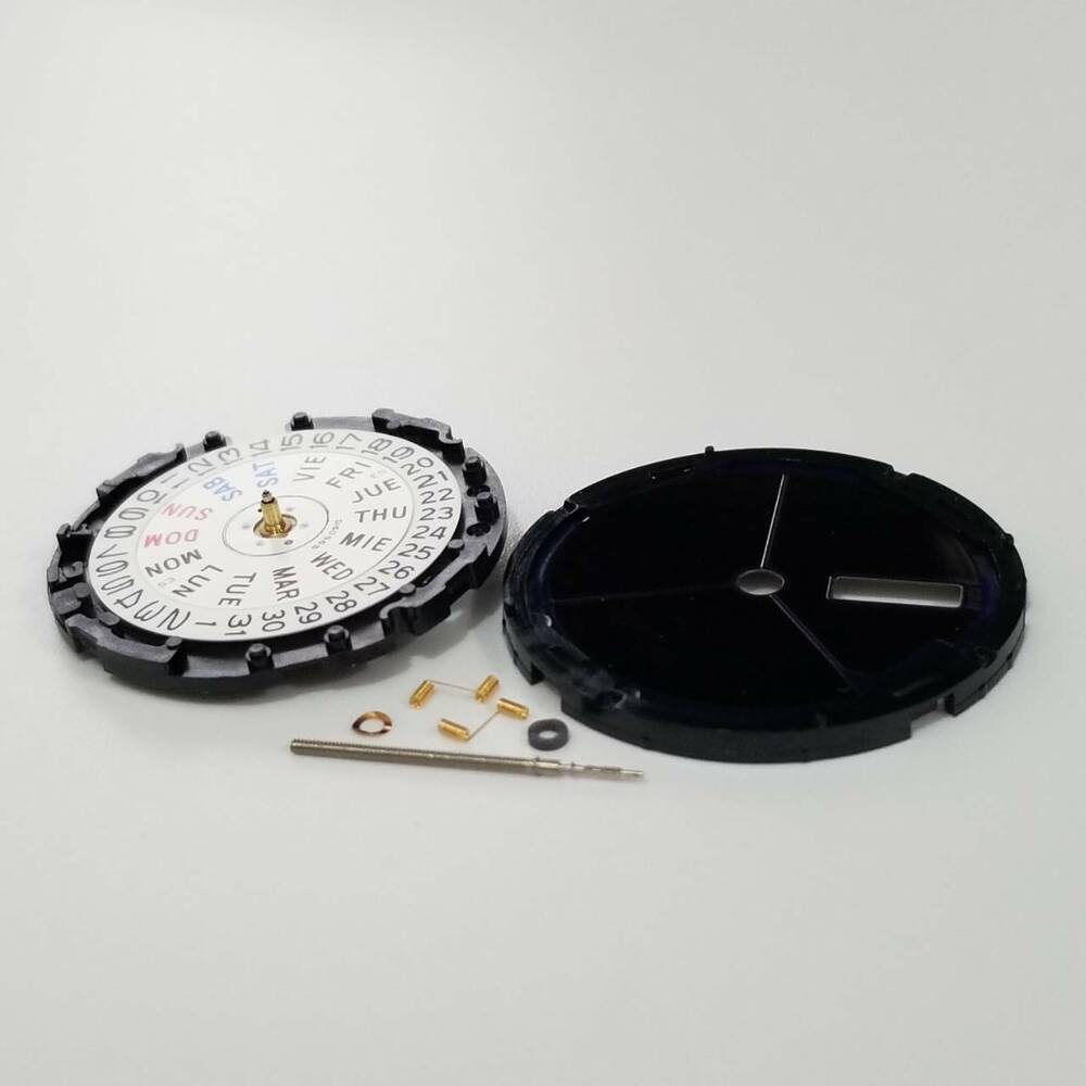 S. Epson VS43 solar quartz watch movement repair part, replaces V158, precise timekeeping component.